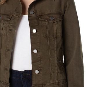 Olive Green Denim Jacket